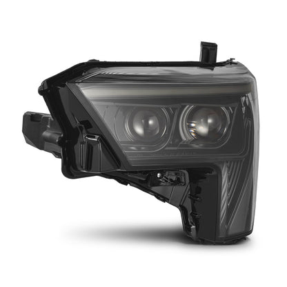 AlphaRex 22-23 Toyota Tundra LUXX-Series Headlights Alpha-Blk w/White DRL - Req 810029 OR 810030 880863 *Discontinued