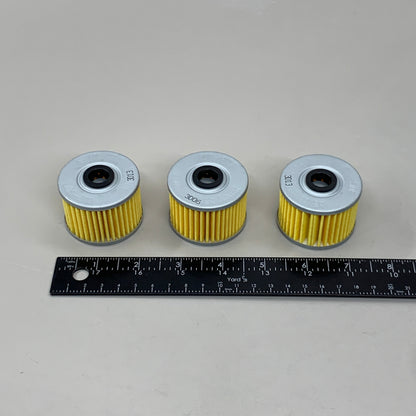 HONDA 3 PACK! Oil Filter Element ATC250SX ATC350X EZ90 GB500 15410-KF0-315 OEM