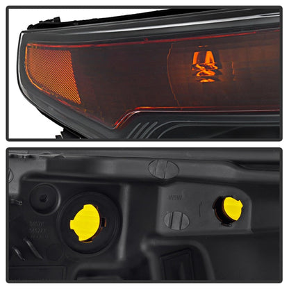 SPYDER xTune 11-15 Ford Explorer OEM Style Halogen Headlights - Black (HD-JH-FEXP11-AM-BK) 9042416
