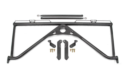 BMR Suspension 16-24 6th Gen Camaro Harness Bar - Black Hammertone HB360H
