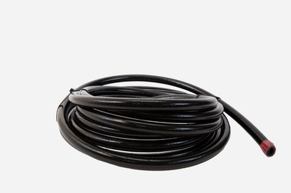 Aeromotive 6an PTFE S/S Braided Hose 20ft Black Jacketed 15336