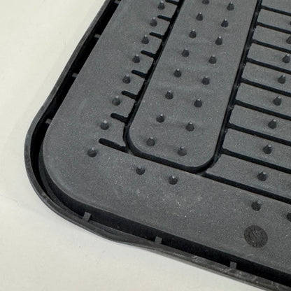 HUSKEY(2 PIECE) Ultra Tough Heavy Duty Floor Mat Liners Non-Slip Backing 27"x18"