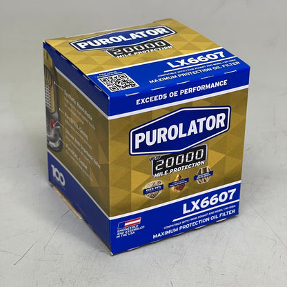 PUROLATOR (6 PACK) Maximum Protection Oil Filter 20000 Miles LX6607
