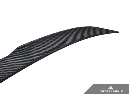 AutoTecknic Dry Carbon V1 Elevated Trunk Spoiler - BMW G80 M3