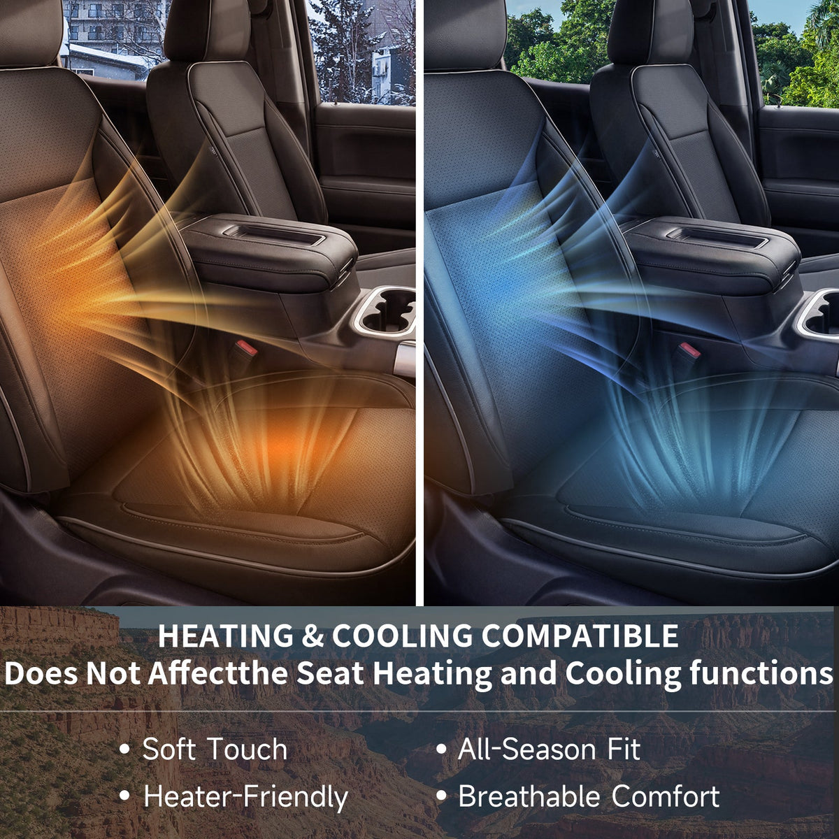 Umbrauto Custom Seat Covers for Silverado and GMC Sierra,Waterproof Nappa Leather Full Set Seatcovers for Chevy Silverado/GMC Sierra 2007-2013 & 2019-2026 1500, 2020-2026 2500HD 3500HD Crew/Double/Extended Cab