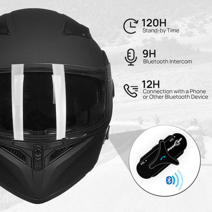 ILM Modular Flip up Full Face Bluetooth Motorcycle Helmet Model 902BT PRO