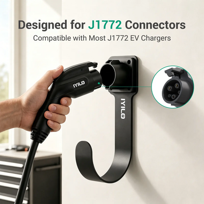 IYILO J1772 EV Charger Cable Holder & Connector Holster