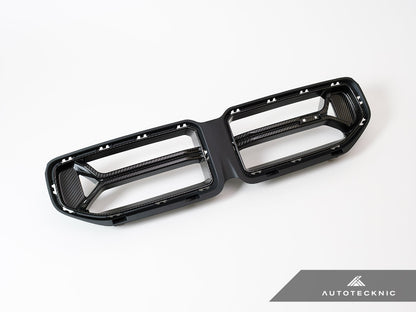 AutoTecknic Dry Carbon Corsa Front Grille - BMW G87 M2