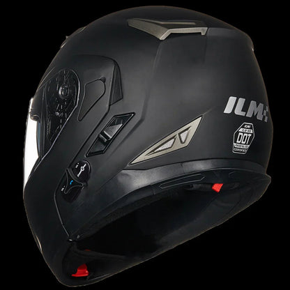 ILM Bluetooth Integrated Modular Flip up Full Face Motorcycle Helmet Model 953