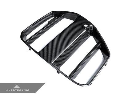 AutoTecknic Dry Carbon Podium V1 Front Grille Set - BMW G80 M3 | G82/ G83 M4