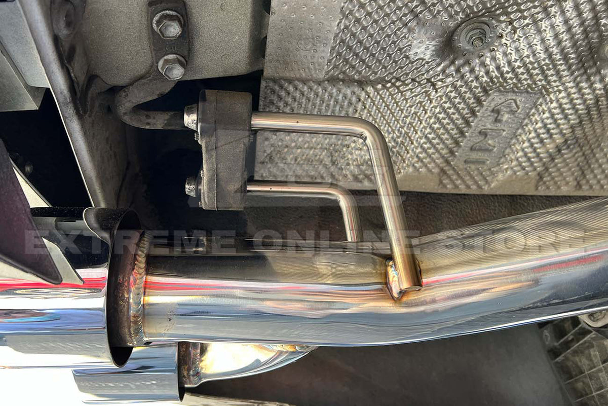 2018-2024 Toyota Camry Muffler Delete Axle Back Quad Burnt Tips Exhaust