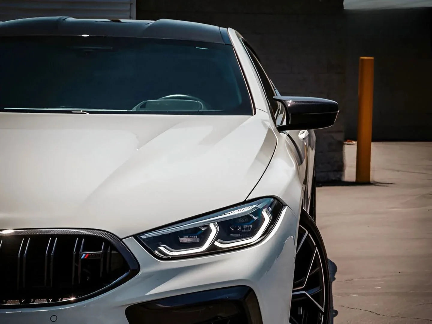 BMW 5 Series F90 M5 M Style Carbon Fiber Side Mirror Cover (2018+)