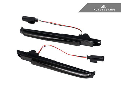 AutoTecknic Tinted Sequential LED Fender Turn Signal Set - BMW F10 M5