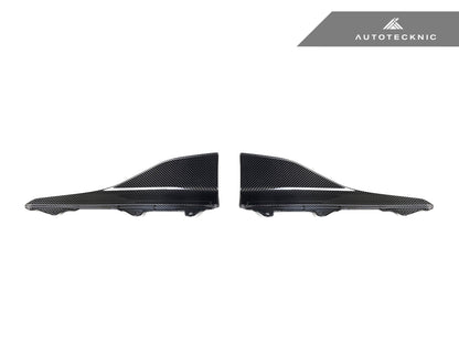 AutoTecknic Dry Carbon Side Skirt Winglet Set - BMW F87 M2