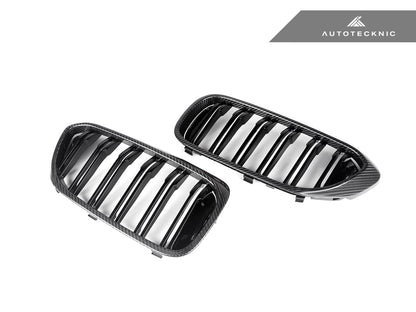 AutoTecknic Carbon Fiber Front Grille Set - BMW G30 5-Series Pre-LCI
