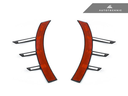 AutoTecknic Dry Carbon Front Fender Arch Trim Set - BMW G87 M2