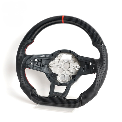 Hydro-Dip Carbon Fiber Steering Wheel for Volkswagen Golf GTI, Golf R & MK7/MK7.5 R-Line 2015–2019