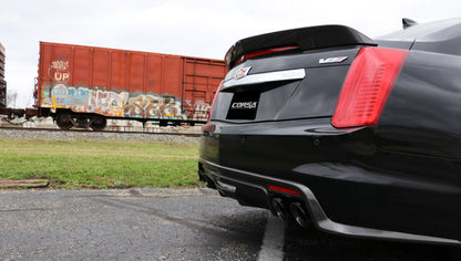 Corsa Performance 16-17 Cadillac CTS-V 2.75in Inlet / 4.0in Outlet Black PVD Tip