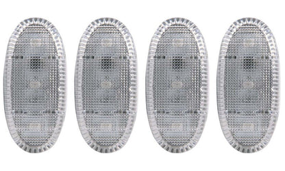 Anzo 2011-2016 Ford F-350 LED Fender Light Kit Clear 2pc Amber / 2pc Red