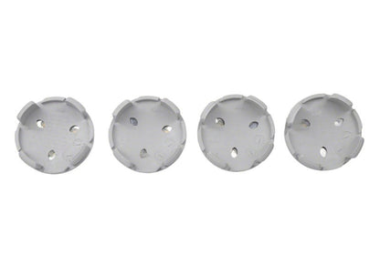 Ford Racing Ford Car Black & Chrome Wheel Center Cap Kit - Satin M-1096K-BCS
