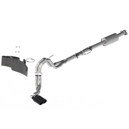 Ford Racing 21-22 F-150 2.7L/3.5L/5.0L Side Exit Extreme Exhaust - Black Tips M-5200-FEBS