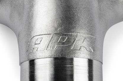 APR Cast Stainless Steel Double Y Splitter - 76mm (3") to Quad 63.5mm (2.5")