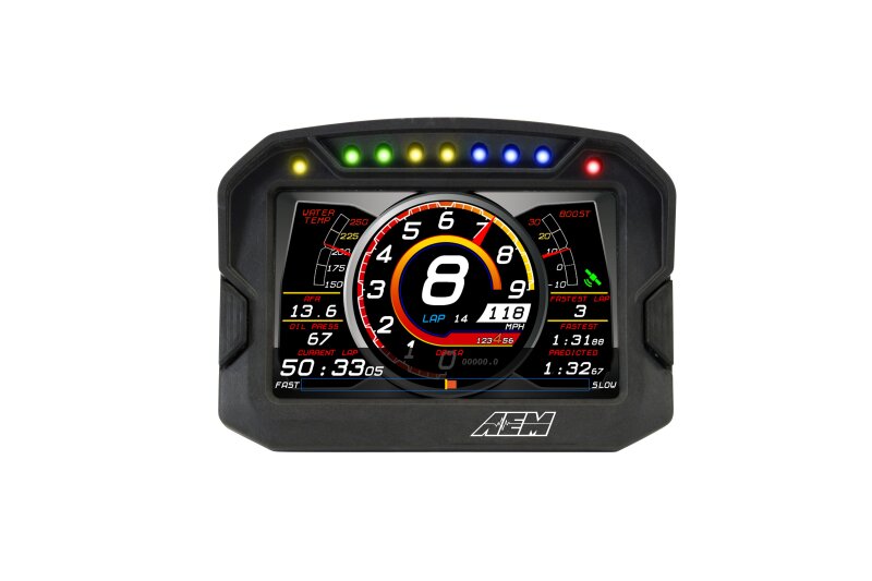 AEM CD-5G Carbon Digital Dash Display w/ Interal 10Hz GPS & Antenna