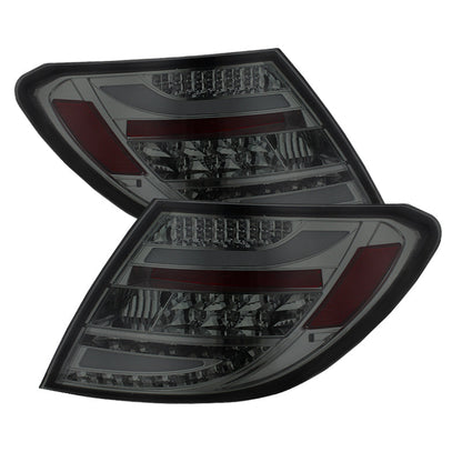 Spyder Mercedes Benz W204 C-Class 08-11 LED Tail Lights Incandescent - Smke ALT-YD-MBZC08-LED-SM 5072696