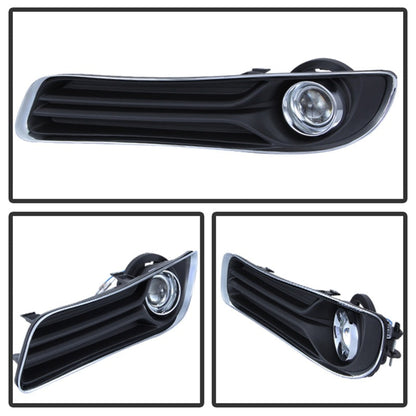 Spyder Chrysler 300 2011-2014 OEM Fog Light W/Universal Switch- Clear FL-C30011-C 5080394