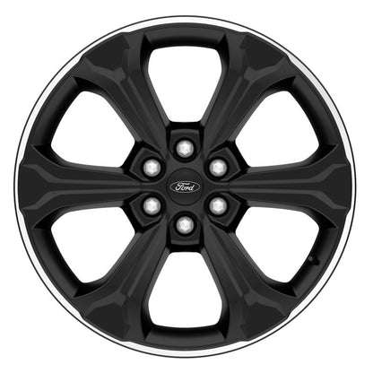 Ford Racing 15-23 F-150 22in Wheel Kit - Black w/Machined Face M-1007K-S2295B