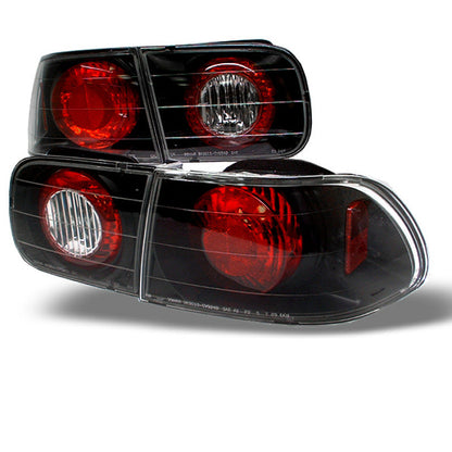 Spyder Honda Civic 92-95 2/4DR Euro Style Tail Lights Black ALT-YD-HC92-24D-BK 5004581