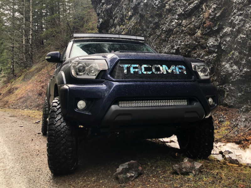Cali Raised LED Cali Raised 05-15 Toyota Tacoma 32In Lower Bumper Flush Led Light Bar Brackets Kit - No Switch CR2451