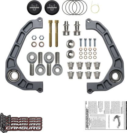 Camburg Ford F-150 2WD/4WD 04-20 KINETIK V2 Performance Billet Uniball Upper Arms CAM-110230-GRY