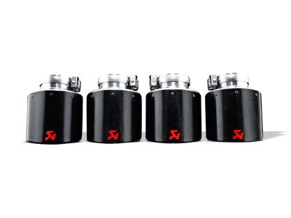 Akrapovic 06-13 Chevrolet Corvette ZO6/ZR1 (C6) Tail Pipe Set (Carbon 115 mm) TP-CT/1