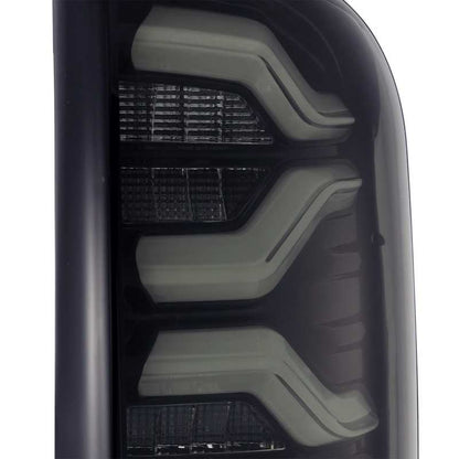 AlphaRex 16-20 Toyota Tacoma PRO-Series LED Tail Lights Jet Black 680010 *Discontinued