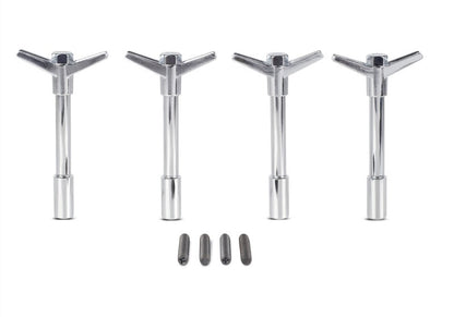 Ford Valve Cove Bolt Kit 4pk Chrome w/Ford Logo FRD302-325