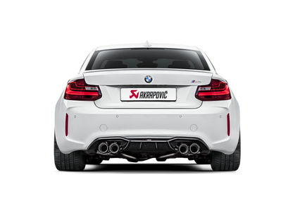 Akrapovic 16-17 BMW M2 F87 (Excl M2 Competition) Evolution Line Cat Back (Titanium) w/Carbon Tips ME-BM/T/8H