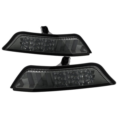 Spyder 15-16 Ford Mustang LED DRL - Smoke (CBL-YD-FM15-LED-SM) 5082527
