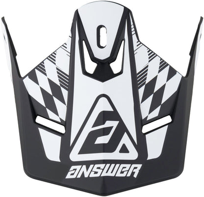 Answer AR1 Sweep Visor Black/WhiteYouth 442933