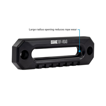 Borne Off-Road Hawse Fairlead - Black BNWN-HFL-01BK
