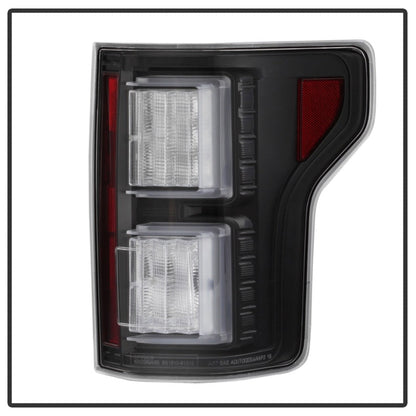 Spyder 18-19 Ford F-150 (w/Blind Spot Sensor) LED Tail Lights - Black (ALT-YD-FF15018-LED-BK) 5085689