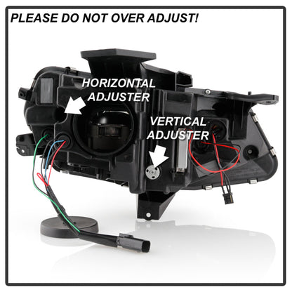 Spyder Chevy Camaro 16-18 HID Model Full LED Headlights Black PRO-YD-CCAM16HIDAP-SEQ-BK 5087355