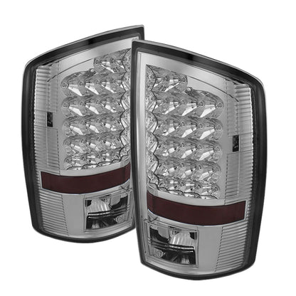 SPYDER Xtune Dodge Ram 07-08 1500 / Ram 07-09 2500/3500 LED Tail Lights Chrome ALT-JH-DR07-LED-C 5073020