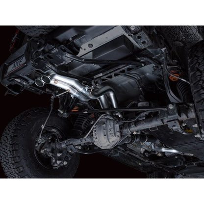 AWE Tuning 2022+ Ford Bronco Raptor 4WD Dual BashGuards Cat-Back SwitchPath Exhaust (No Tips)