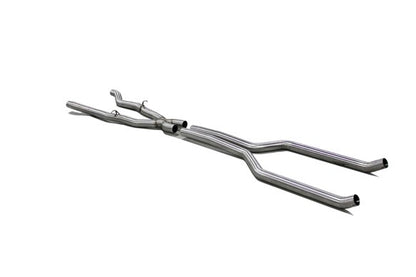 Dinan High Flow Middle Exhaust - 2018-2023 BMW M550i xDrive Stainless Steel - 3" - G30