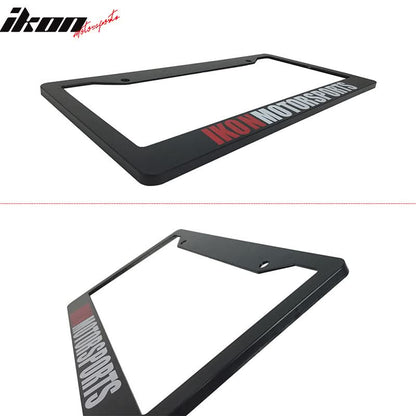 2PC License Plate Frame Cover Tag Holder Bracket  & Screw Cap