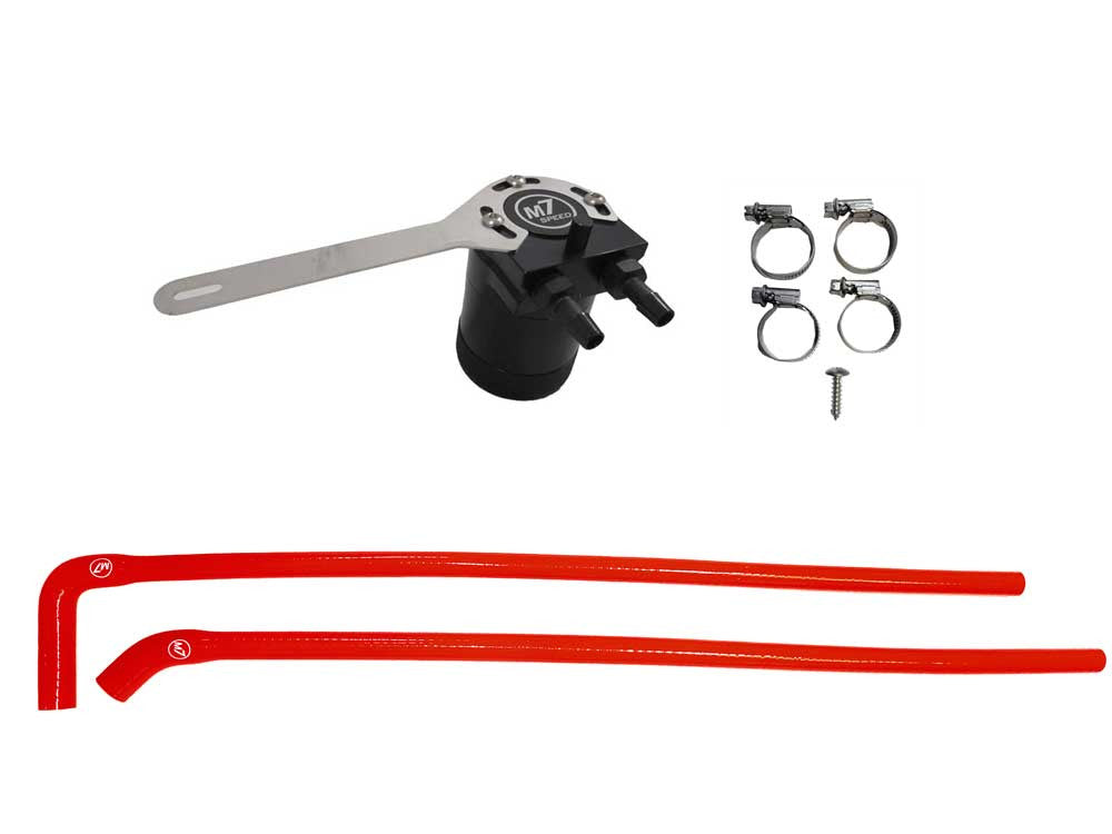 R60 Countryman "Exact-Fit" Oil Catch Can Kit | Red Silicone Hoses | 60-310313-02