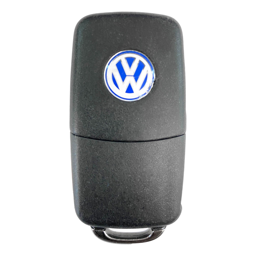 Volkswagen 2005-2010 OEM 4 Button Flip Key Remote NBG92596263 / 1K0 959 753 P