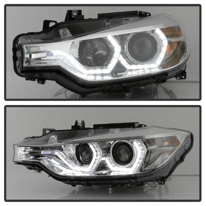 Spyder Signature BMW F30 3 Series 12-14 4DR Projector Headlights - Chrome (PRO-YD-BMWF3012-AFSHID-C) 5086822