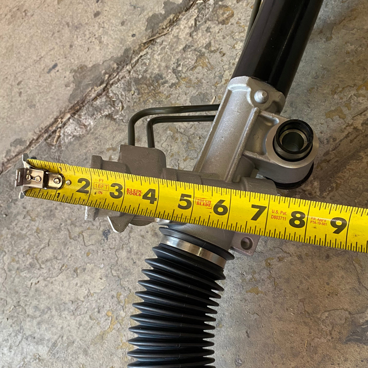 QAT PRECISION Suspension Hydraulic Power 49"L x 8"W Black & Gray 9065-108